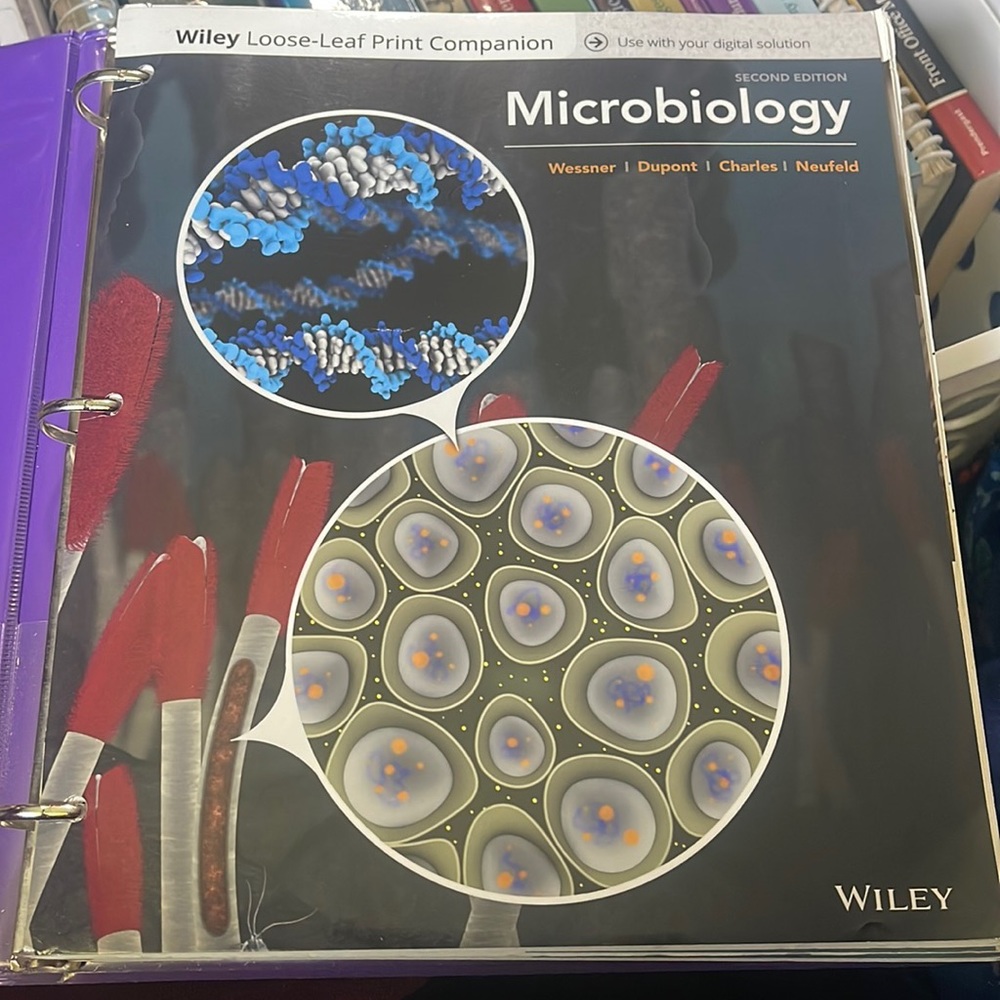 Wiley loose-leaf print companion Microbiology second edition
